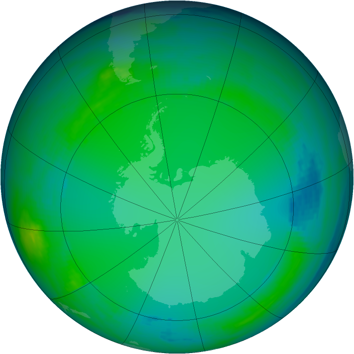 Ozone Map 1987-07-03